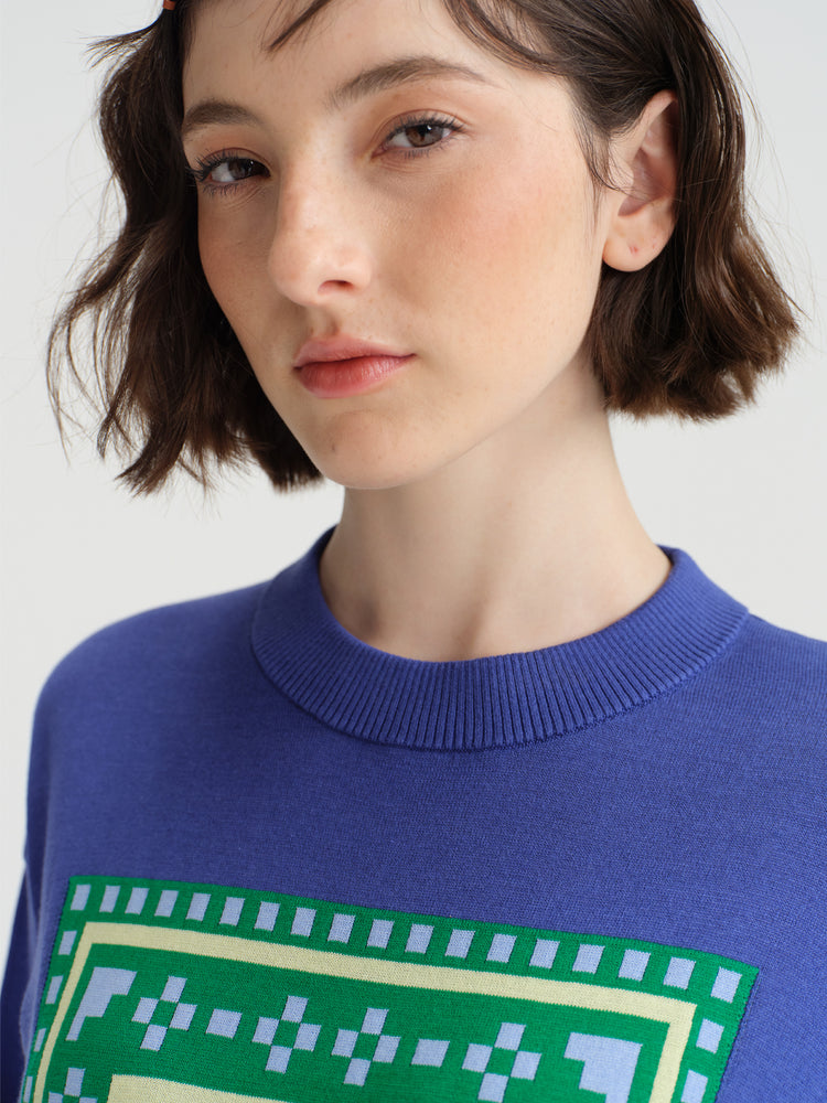 CYNTHIA&XIAO Knit Crewneck Short Sleeve